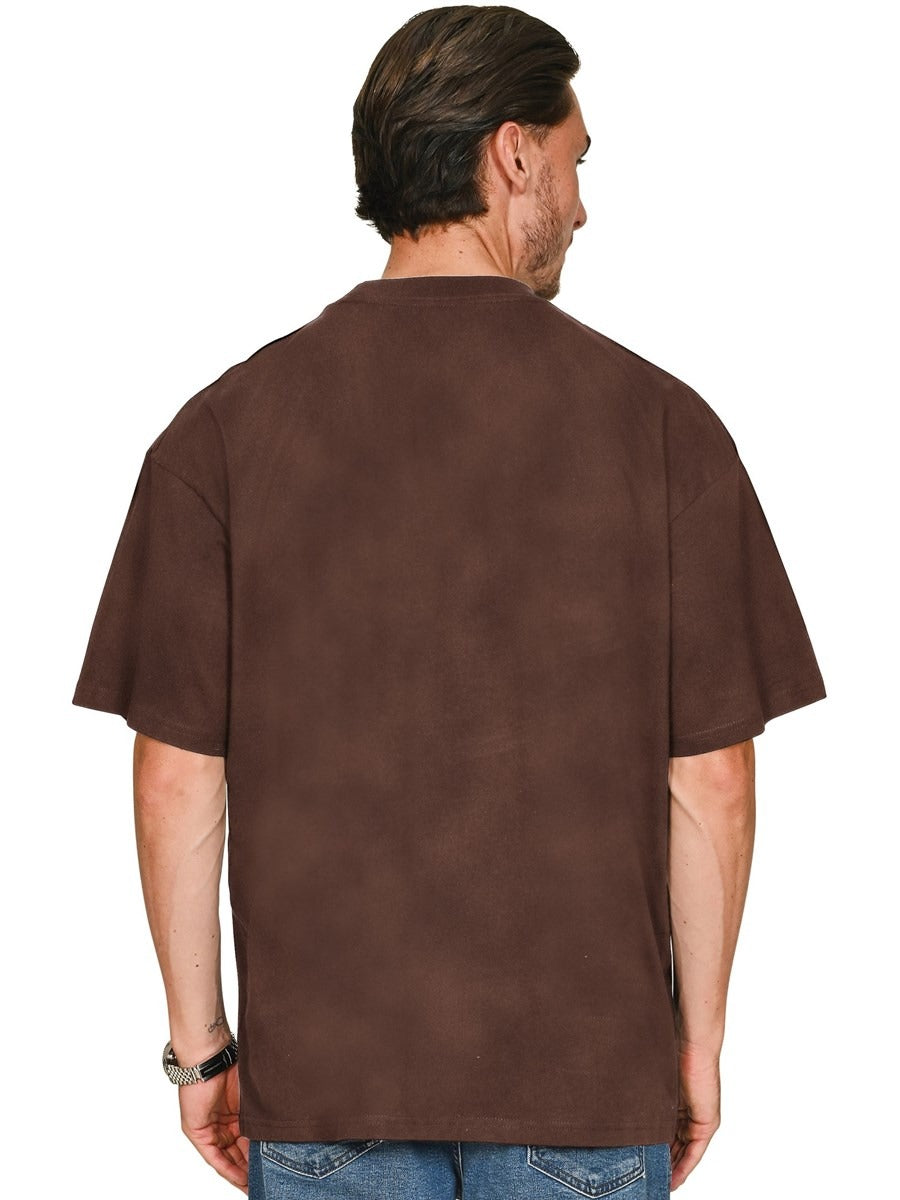 Premium Combed 220 Acid Oversize Fit Extended Neck Tee Adult