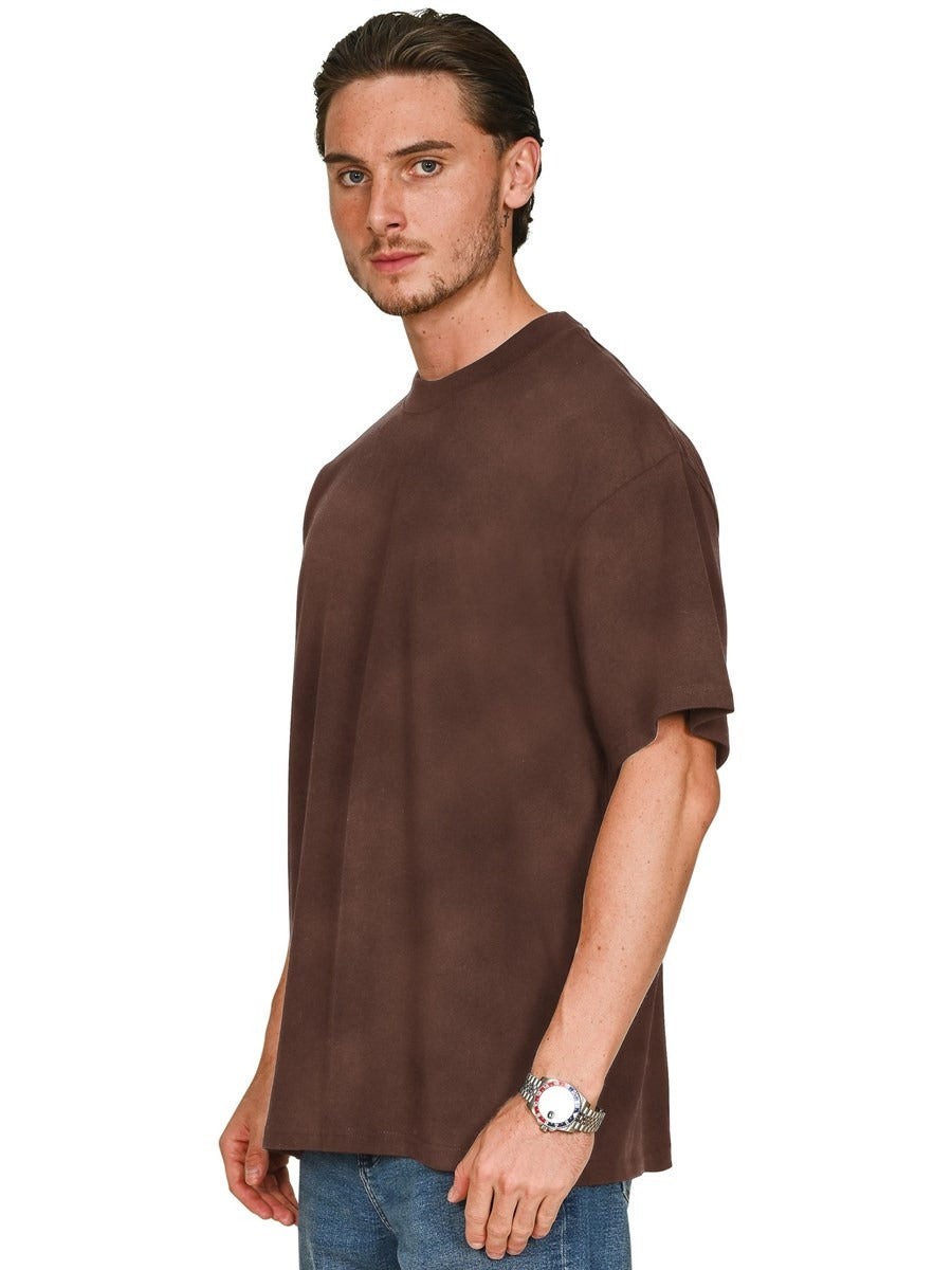 Premium Combed 220 Acid Oversize Fit Extended Neck Tee Adult