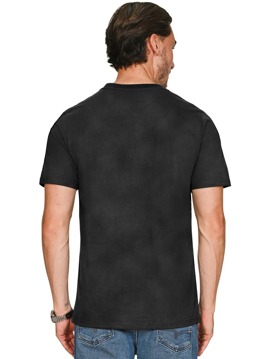Ringspun Combed 180 Acid Wash Slim T — Acid Black