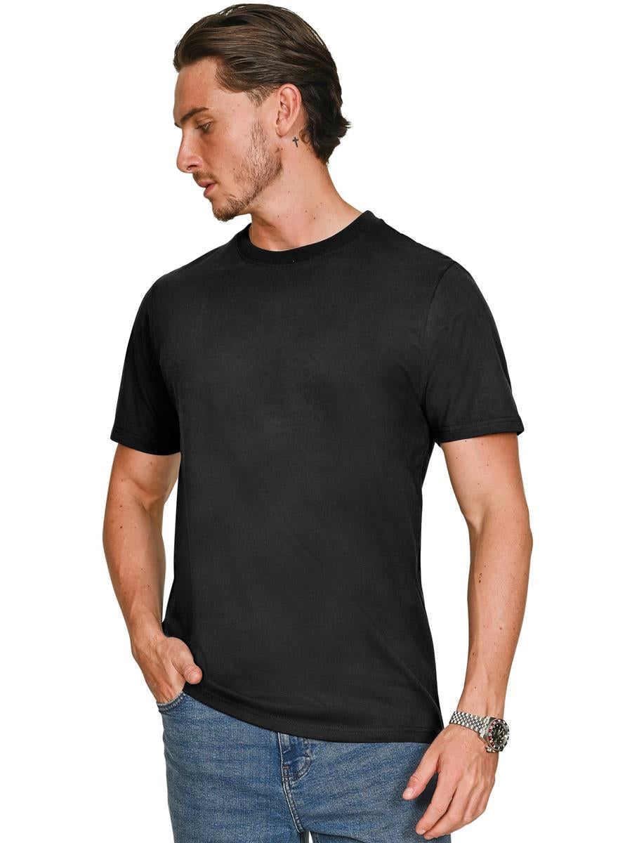 Ringspun Combed 180 Acid Wash Slim T — Acid Black
