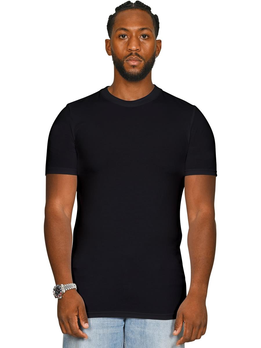 Ringspun Combed 150 Muscle Tall T — Black