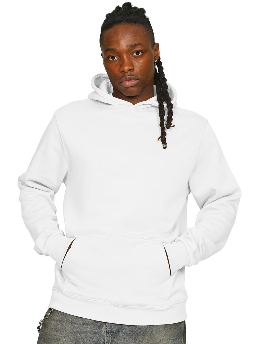 Premium Combed 280 Core Hood Tall — White