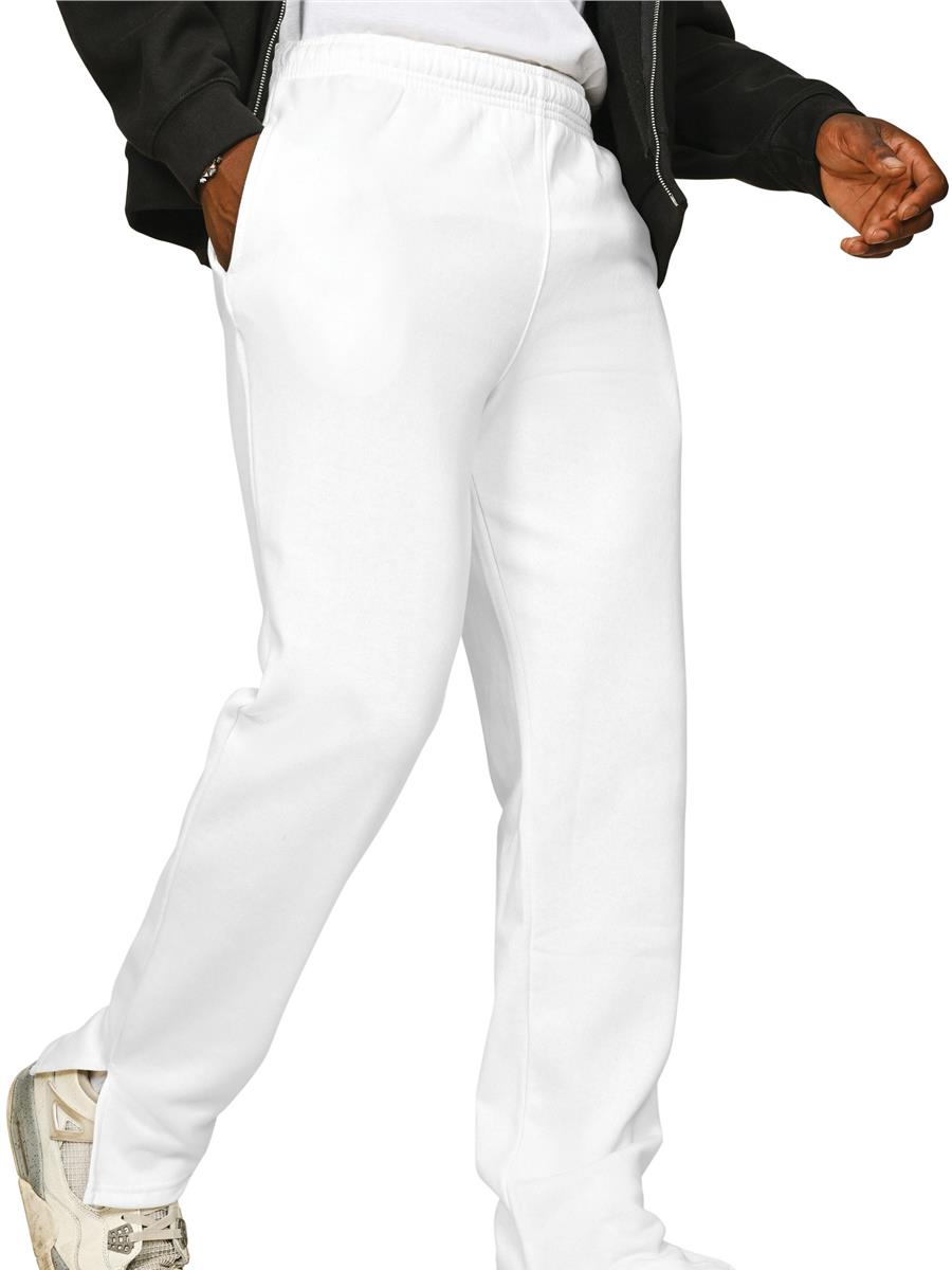 Premium Combed Core 280 Split Hem Jogpant Tall — White