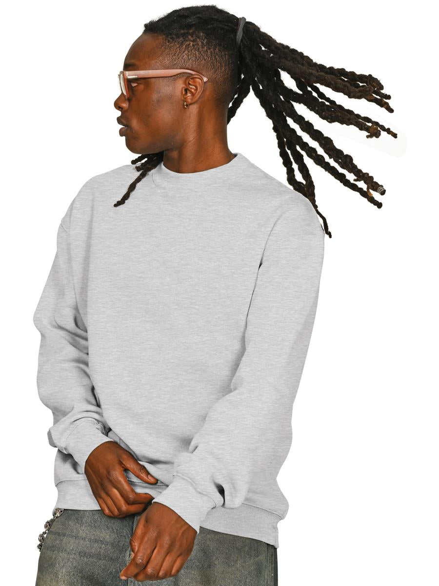 Premium Combed 330 Oversize Extended Neck Sweat Tall — Ash Grey