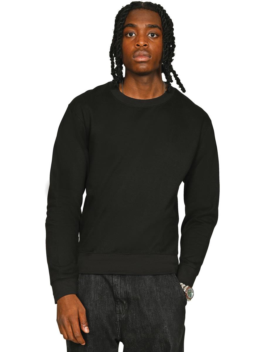Premium Combed Core 280 Sweatshirt Tall — Black