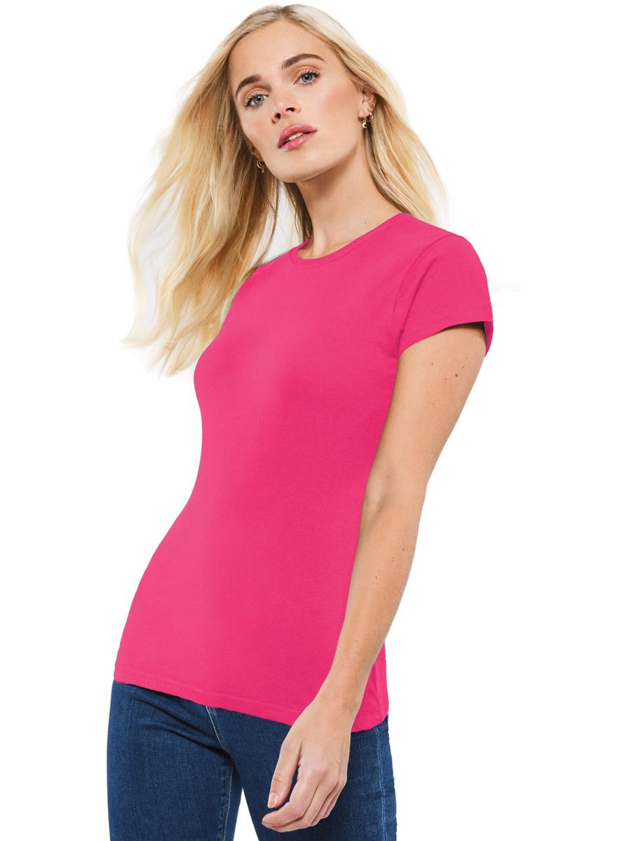 Casual Ringspun Classic T 150 Ladies — Heliconia