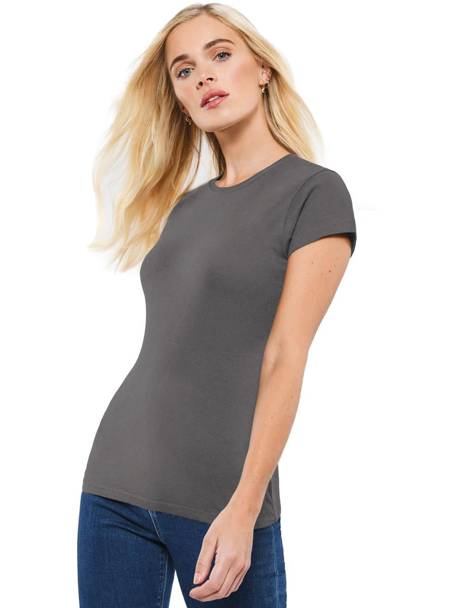 Casual Ringspun Classic T 150 Ladies — Charcoal