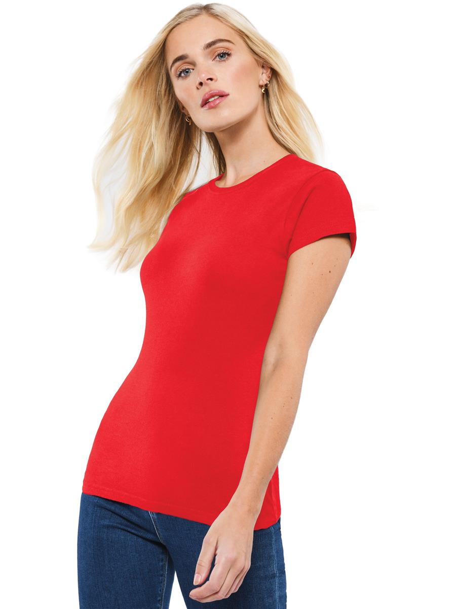 Casual Ringspun Classic T 150 Ladies — Red