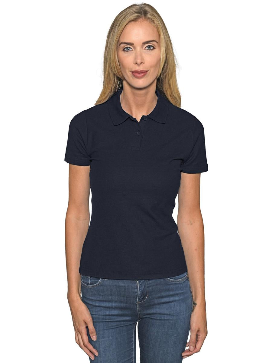 Pique Polo 190gm Ladies — Navy