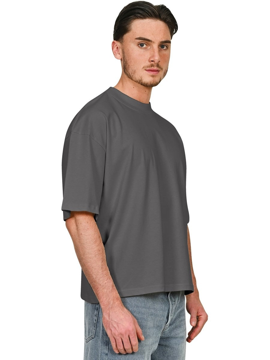 Premium Combed 220 Boxy Oversize Fit Extended Neck Tee Adult