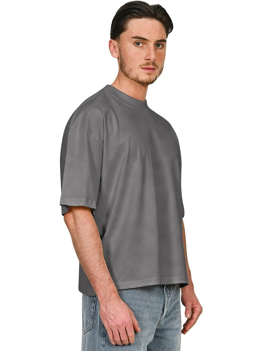 Premium Combed 220 Acid Boxy Oversize Fit Extended Neck Tee Adult