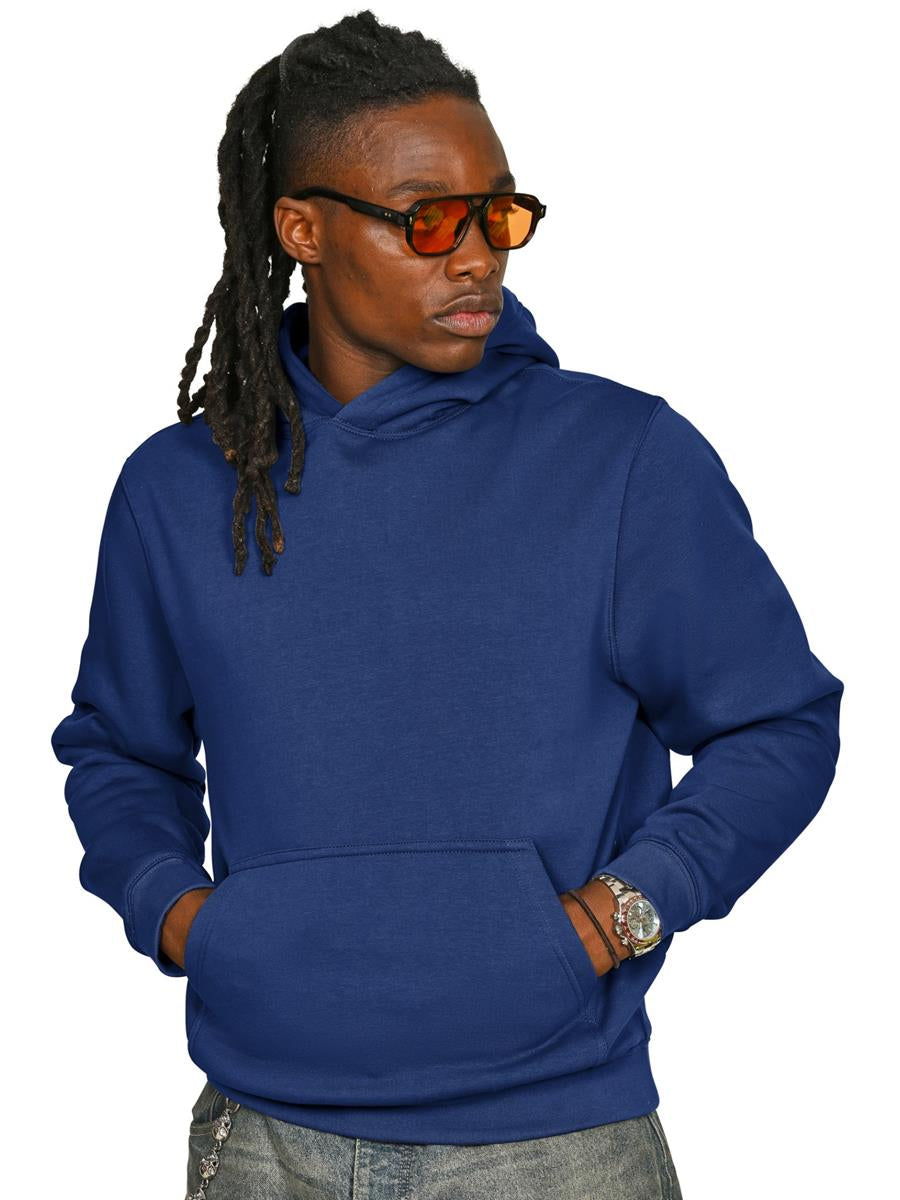 Premium Combed 280 Core Hood — Cobalt