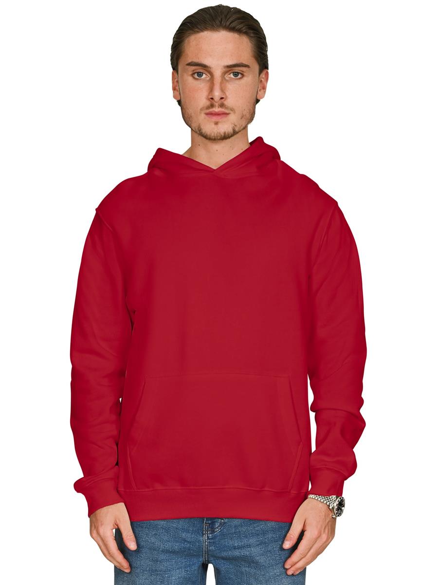 Premium Combed 280 Core Hood — Red