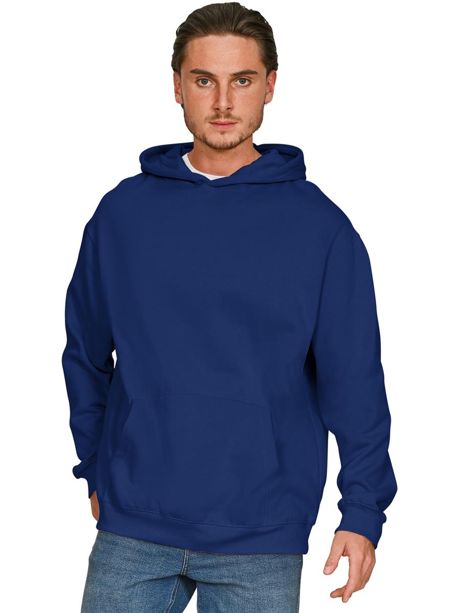 Premium Combed 280 Core Oversize Hood — Cobalt