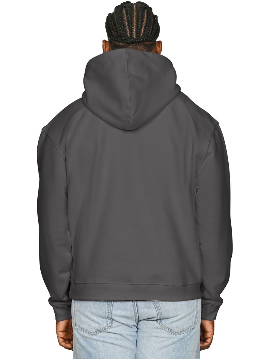 Premium Combed 450 Boxy Oversize Hood — Charcoal