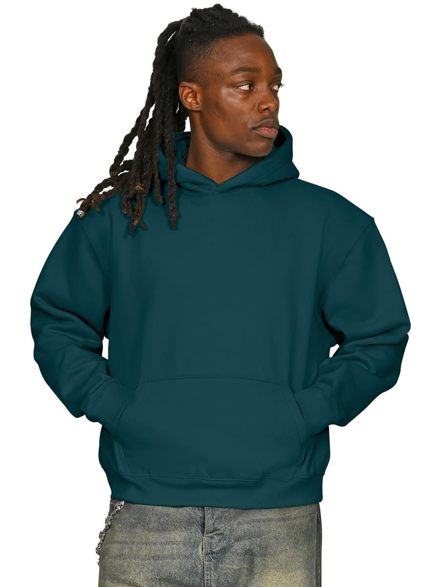Premium Combed 450 Boxy Oversize Hood — Deep Teal