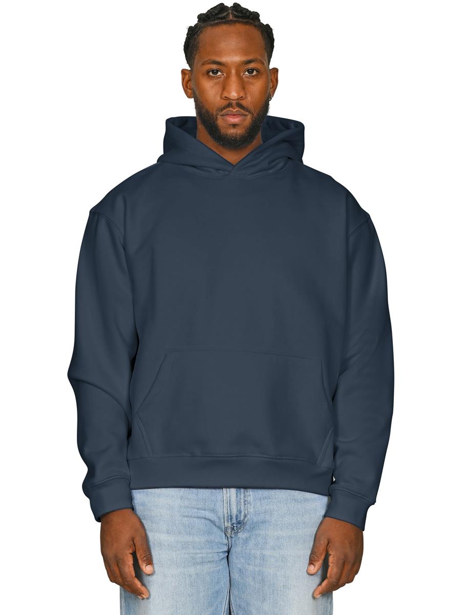 Premium Combed 450 Boxy Oversize Hood — Petrol Blue