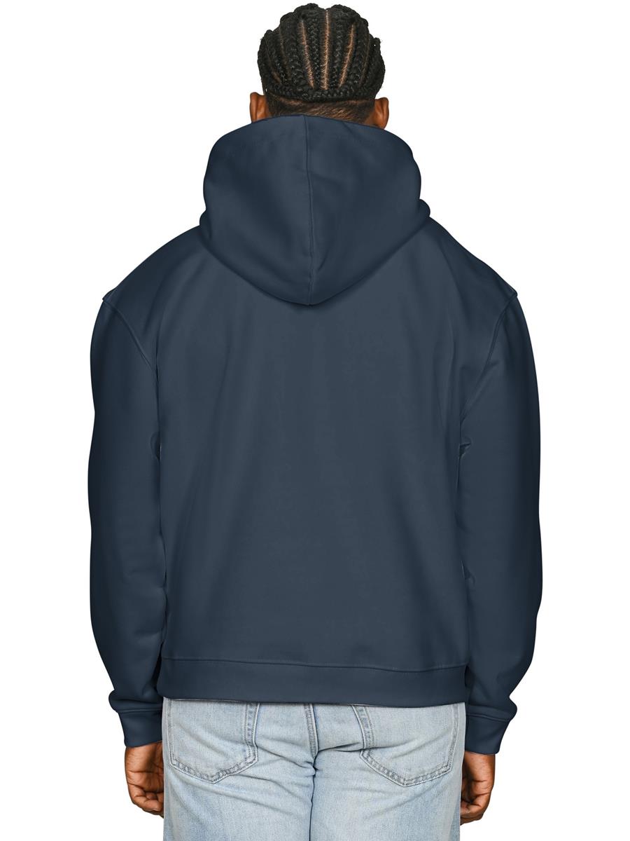 Premium Combed 450 Boxy Oversize Hood — Petrol Blue