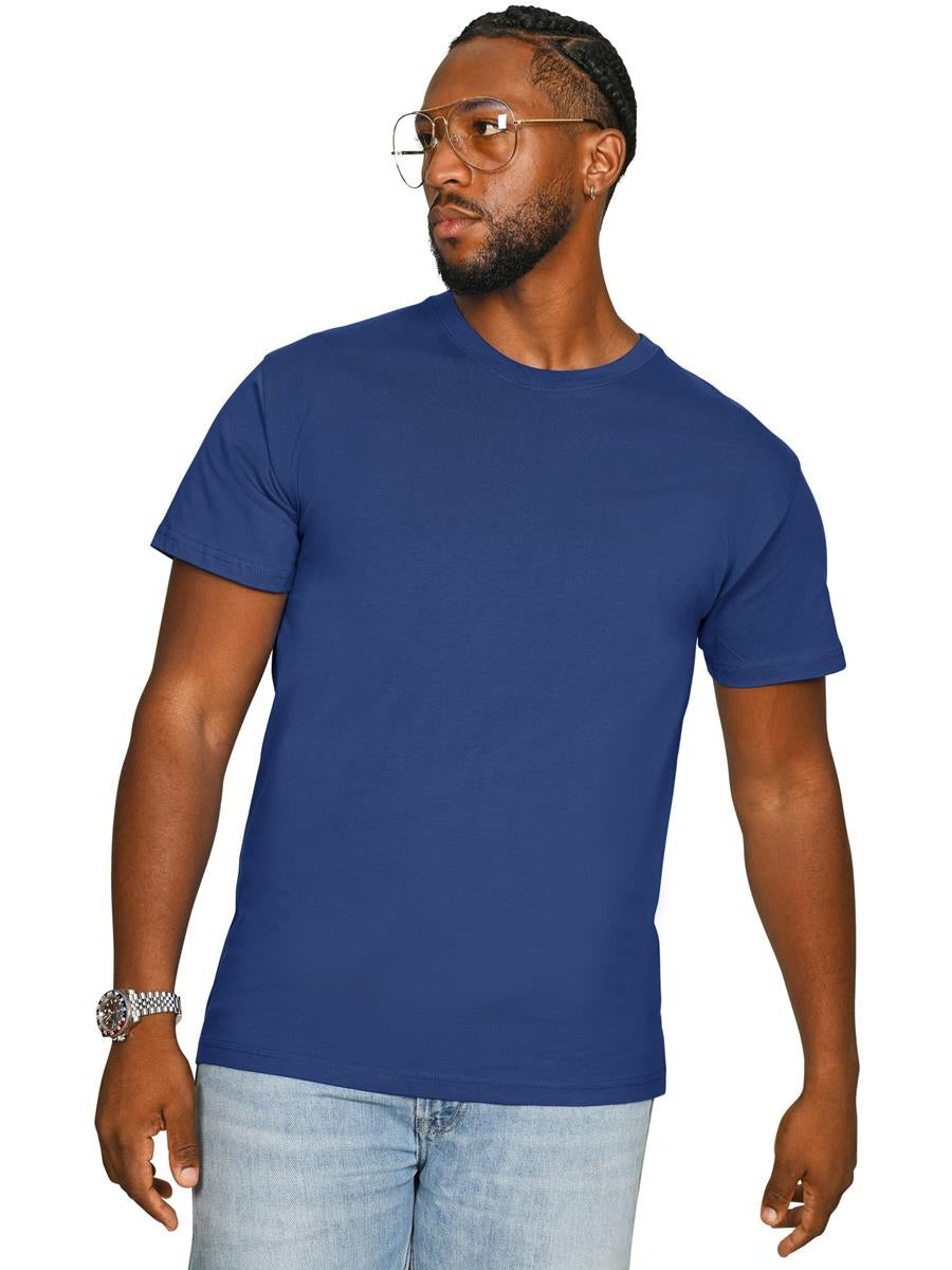 Core Organic Combed 180 Regular Fit Tee — Cobalt