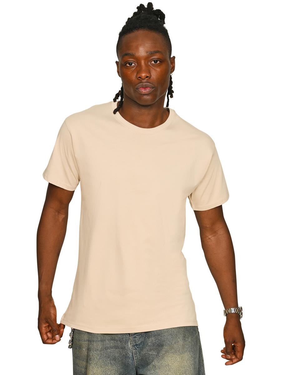 Core Organic Combed 180 Regular Fit Tee — Sand