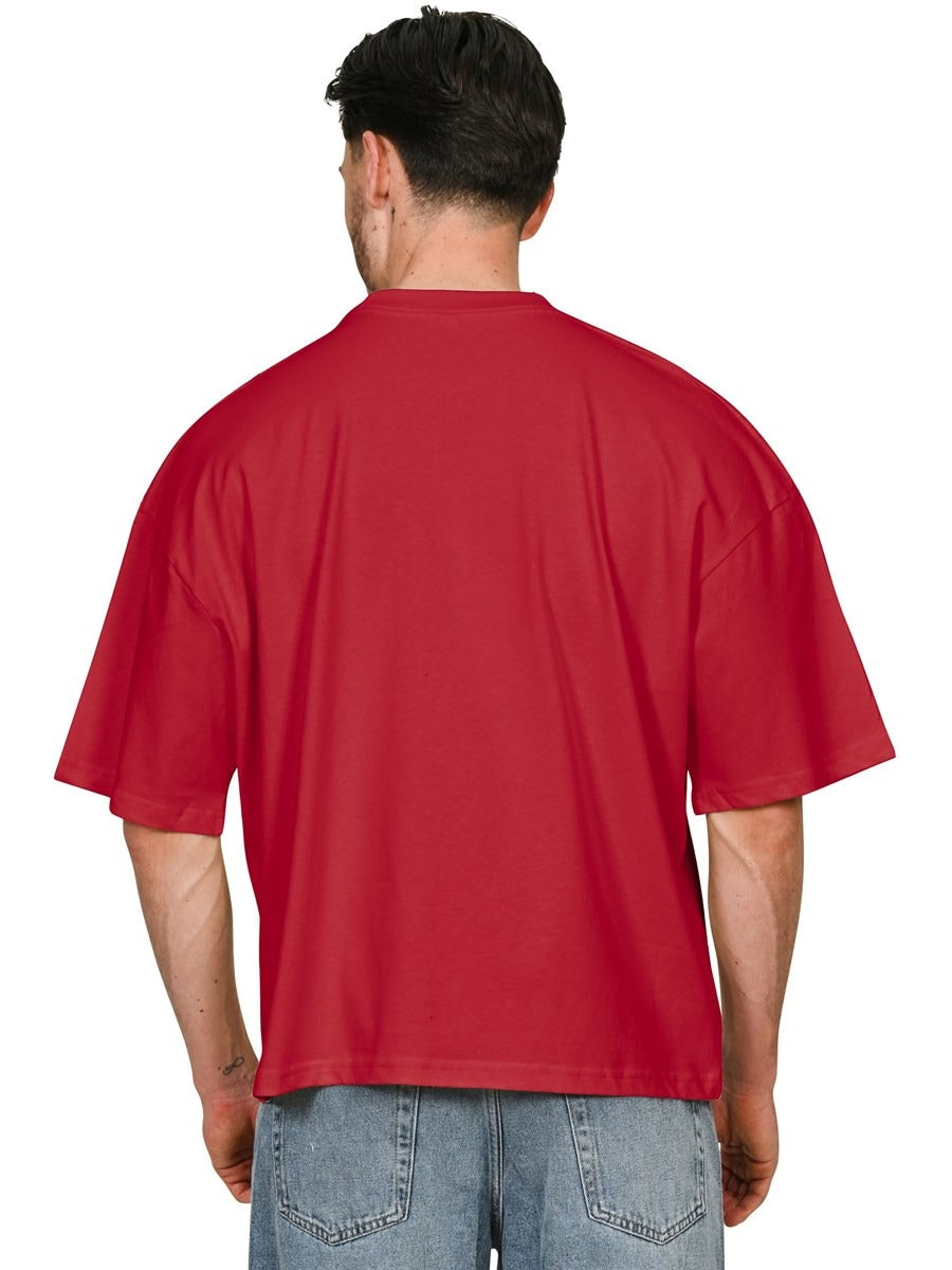 Premium Combed 220 Boxy Oversize Fit Extended Neck Tee Adult