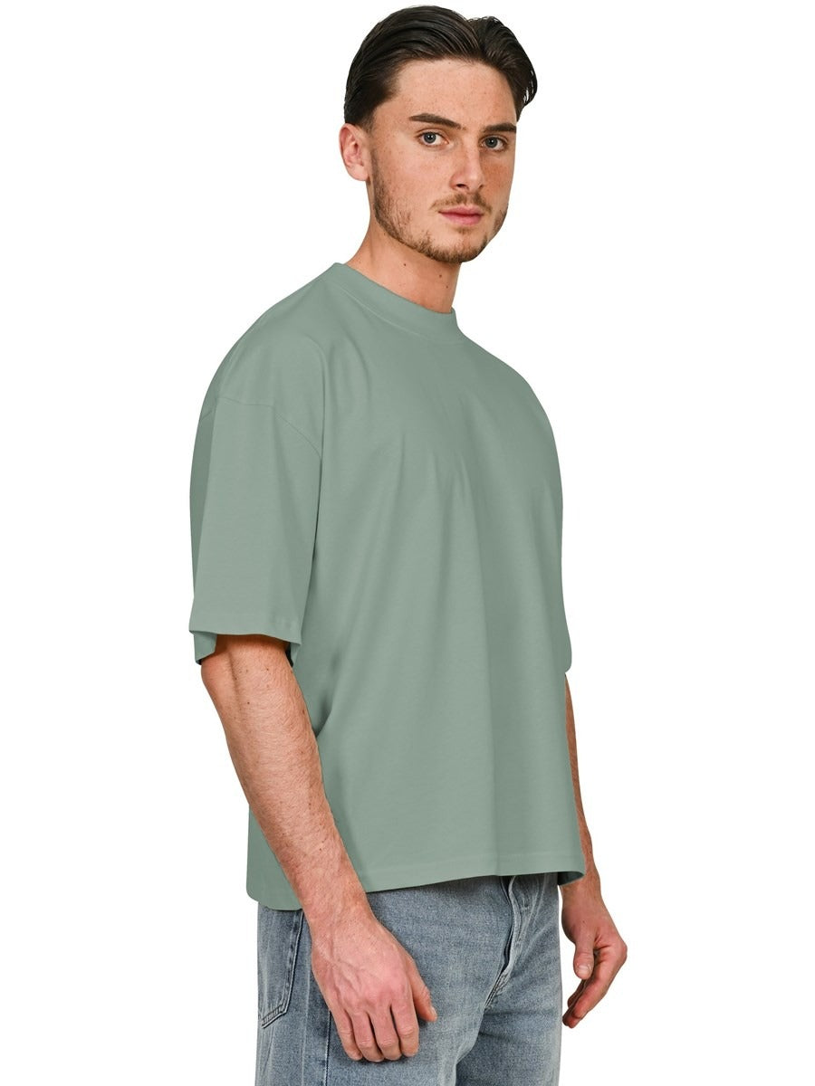 Premium Combed 220 Boxy Oversize Fit Extended Neck Tee Adult