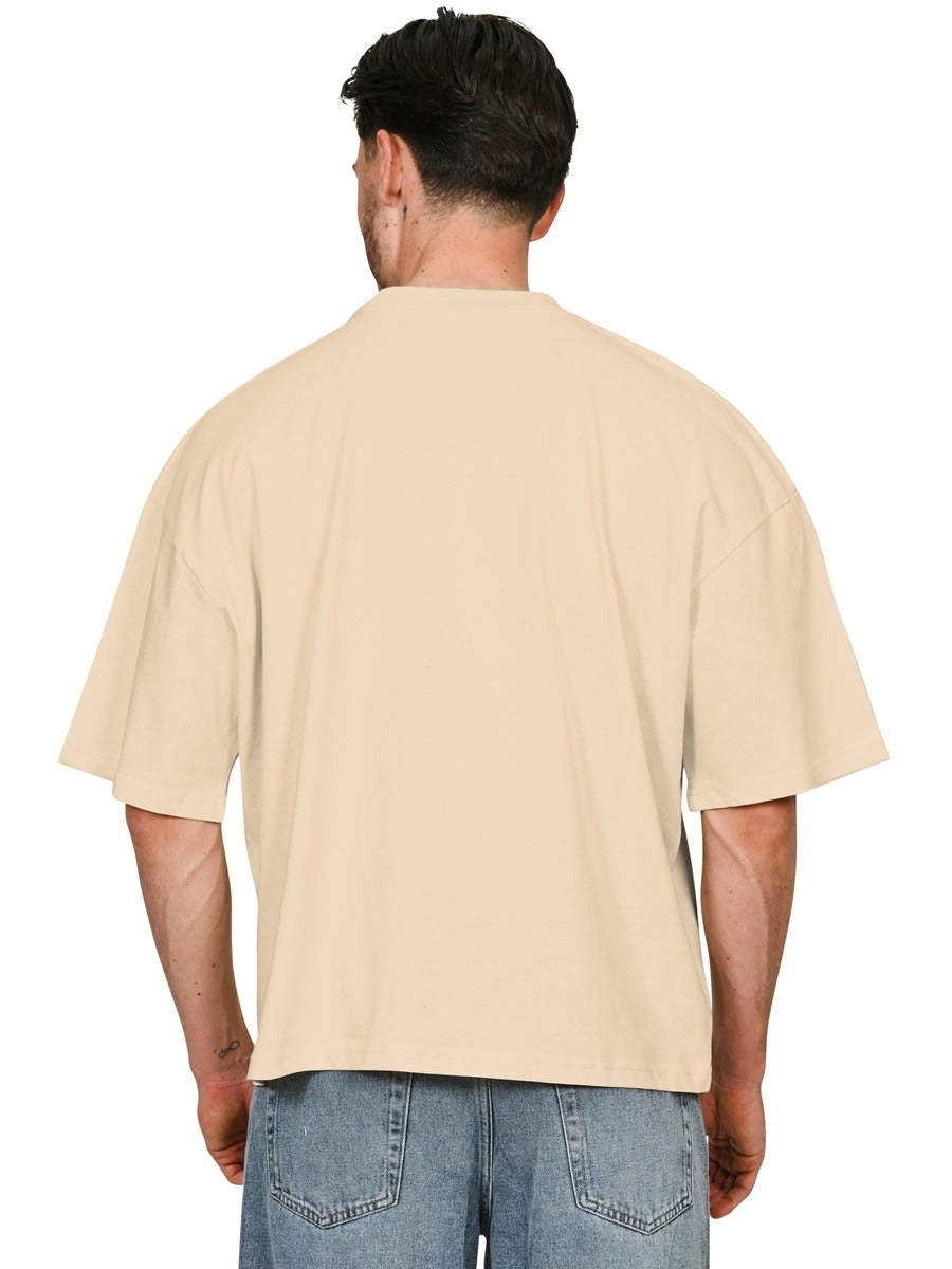 Premium Combed 220 Boxy Oversize Fit Extended Neck Tee Adult