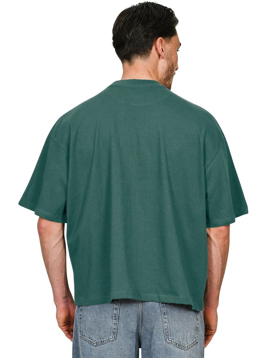 Premium Combed 220 Acid Boxy Oversize Fit Extended Neck Tee Adult