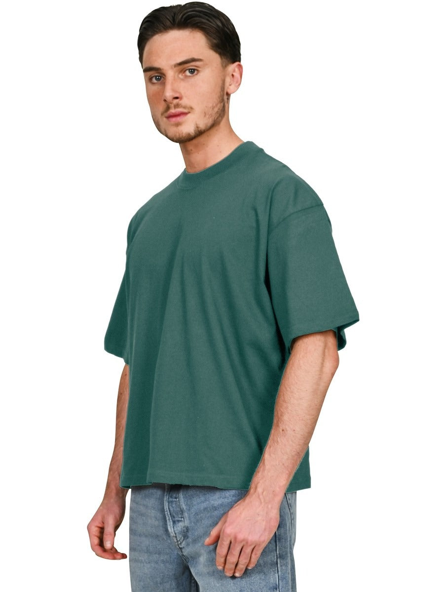 Premium Combed 220 Acid Boxy Oversize Fit Extended Neck Tee Adult