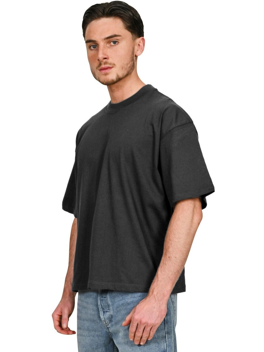 Premium Combed 220 Acid Boxy Oversize Fit Extended Neck Tee Adult