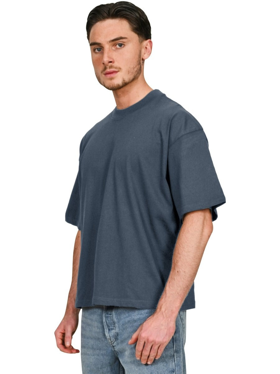 Premium Combed 220 Acid Boxy Oversize Fit Extended Neck Tee Adult
