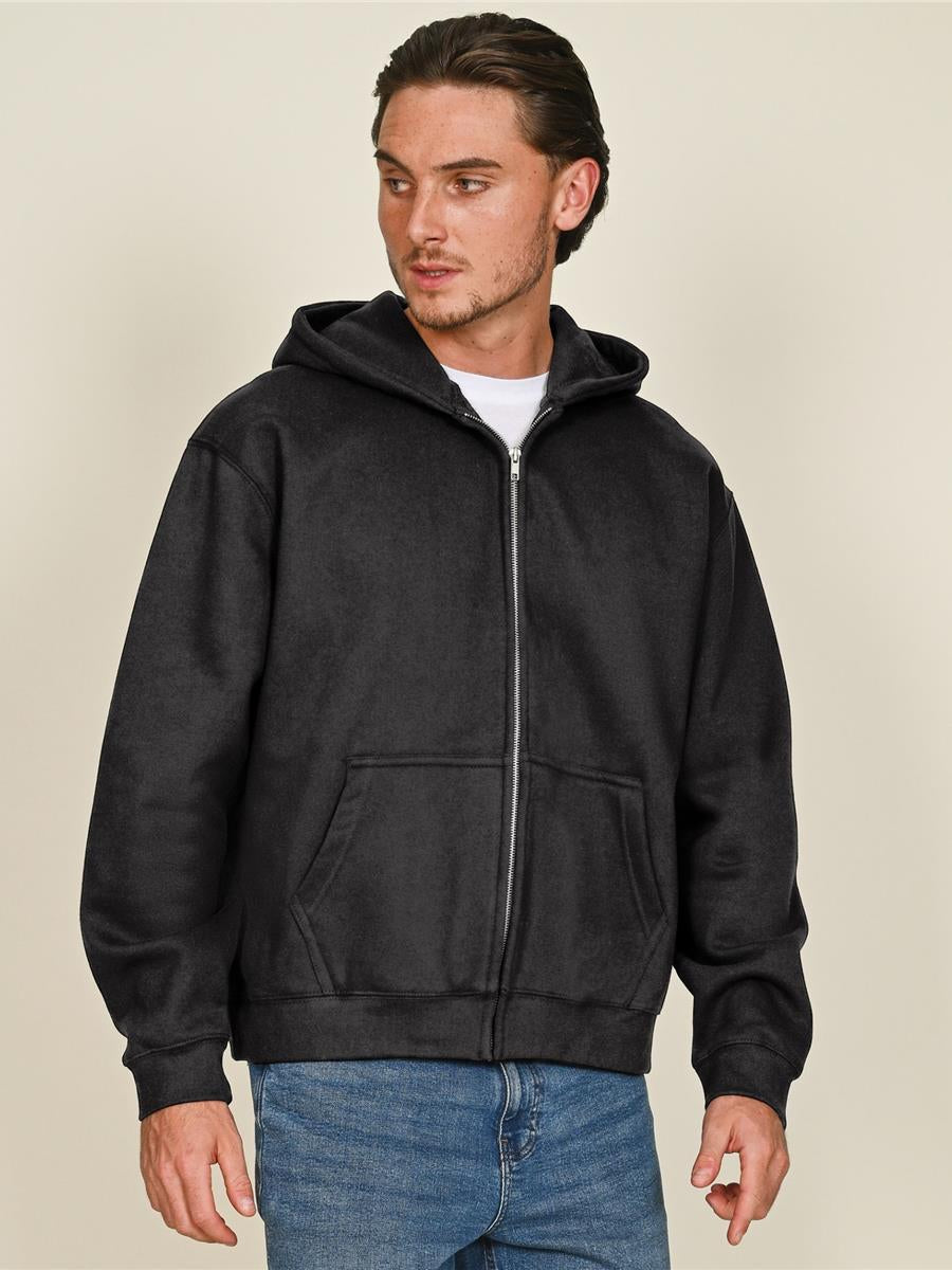 Premium Combed 330 Acid Wash Boxy Oversize Zip Hood