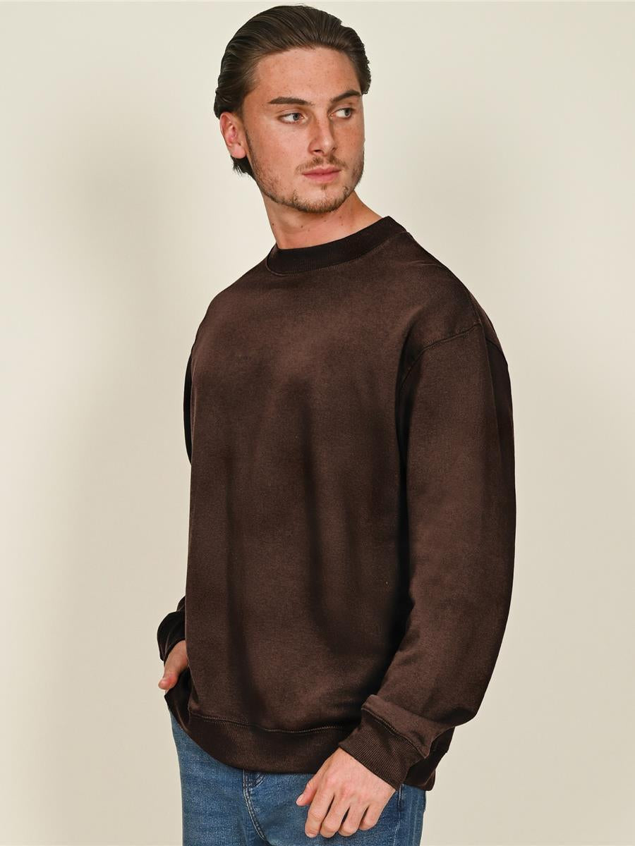 Premium Combed 330 Acid Wash Oversized Extended Neck Sweat