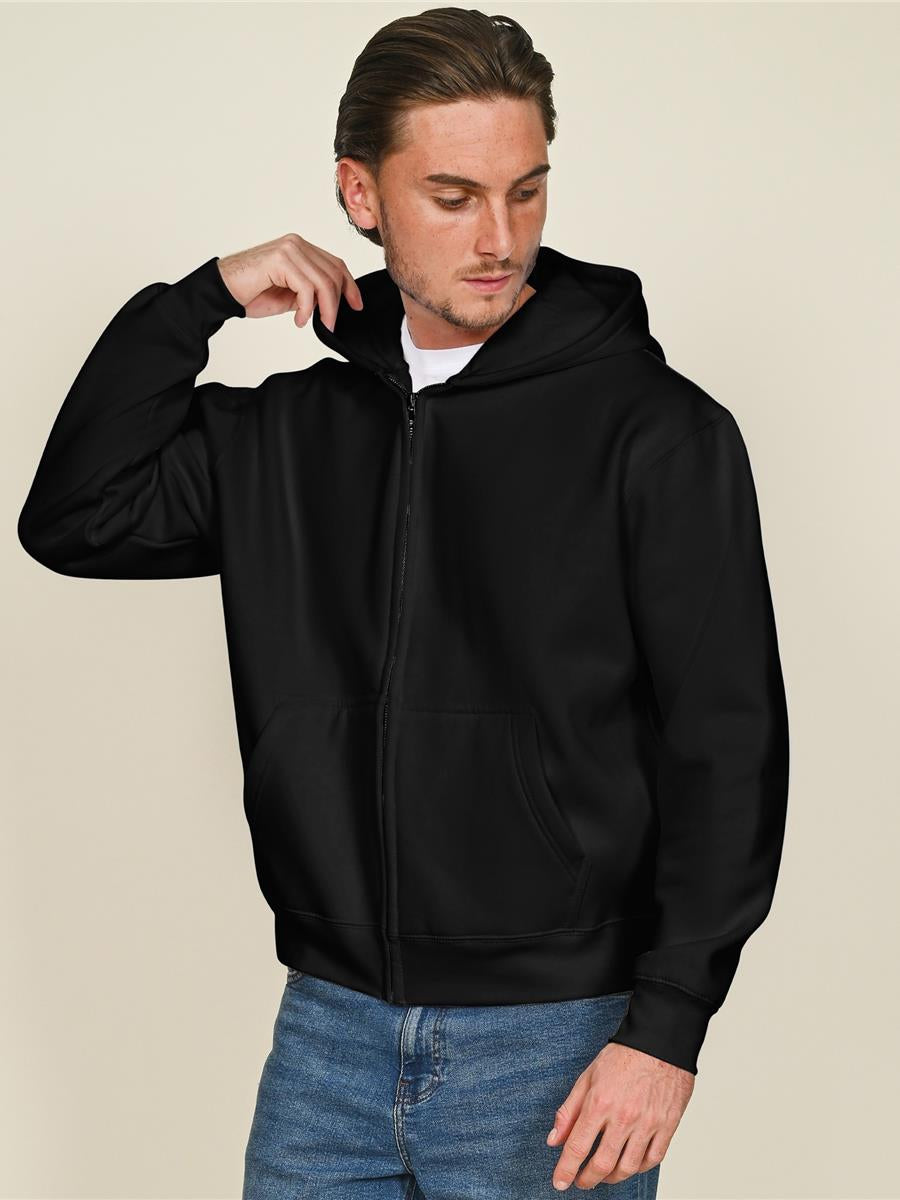 Premium Combed 280 Boxy Oversize Zip Hood