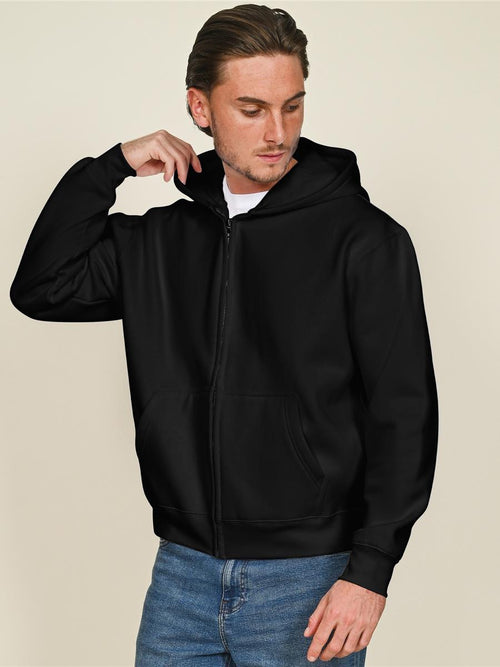 Premium Combed 280 Boxy Oversize Zip Hood