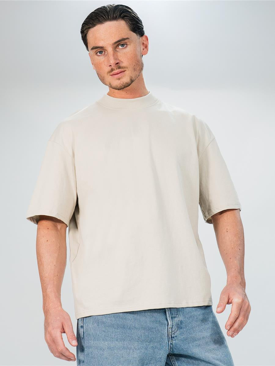 Ringspun Combed 220 Boxy Oversize Extended Neck T