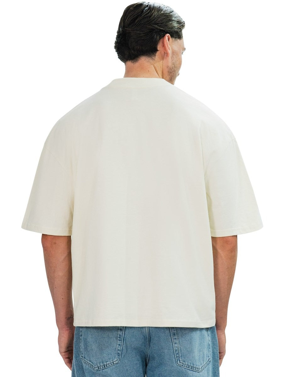 Premium Combed 220 Boxy Oversize Fit Extended Neck Tee Adult