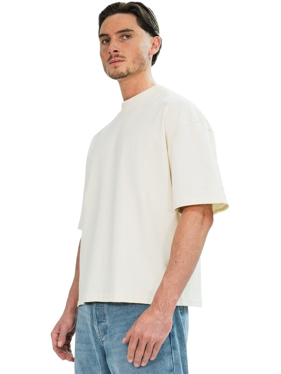 Premium Combed 220 Boxy Oversize Fit Extended Neck Tee Adult