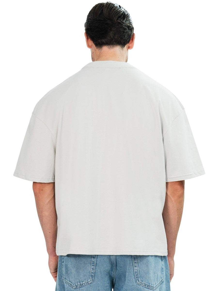 Premium Combed 220 Boxy Oversize Fit Extended Neck Tee Adult