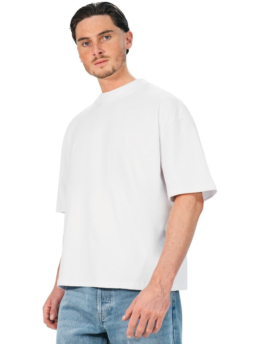 Premium Combed 220 Boxy Oversize Fit Extended Neck Tee Adult