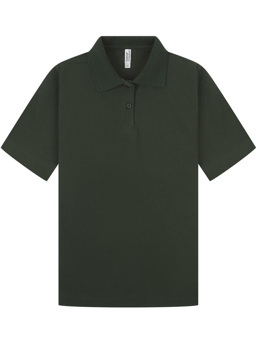 Pique Polo 190gm Ladies — Forest Green