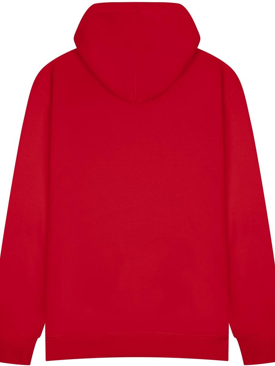 Premium Combed 280 Core Hood — Red