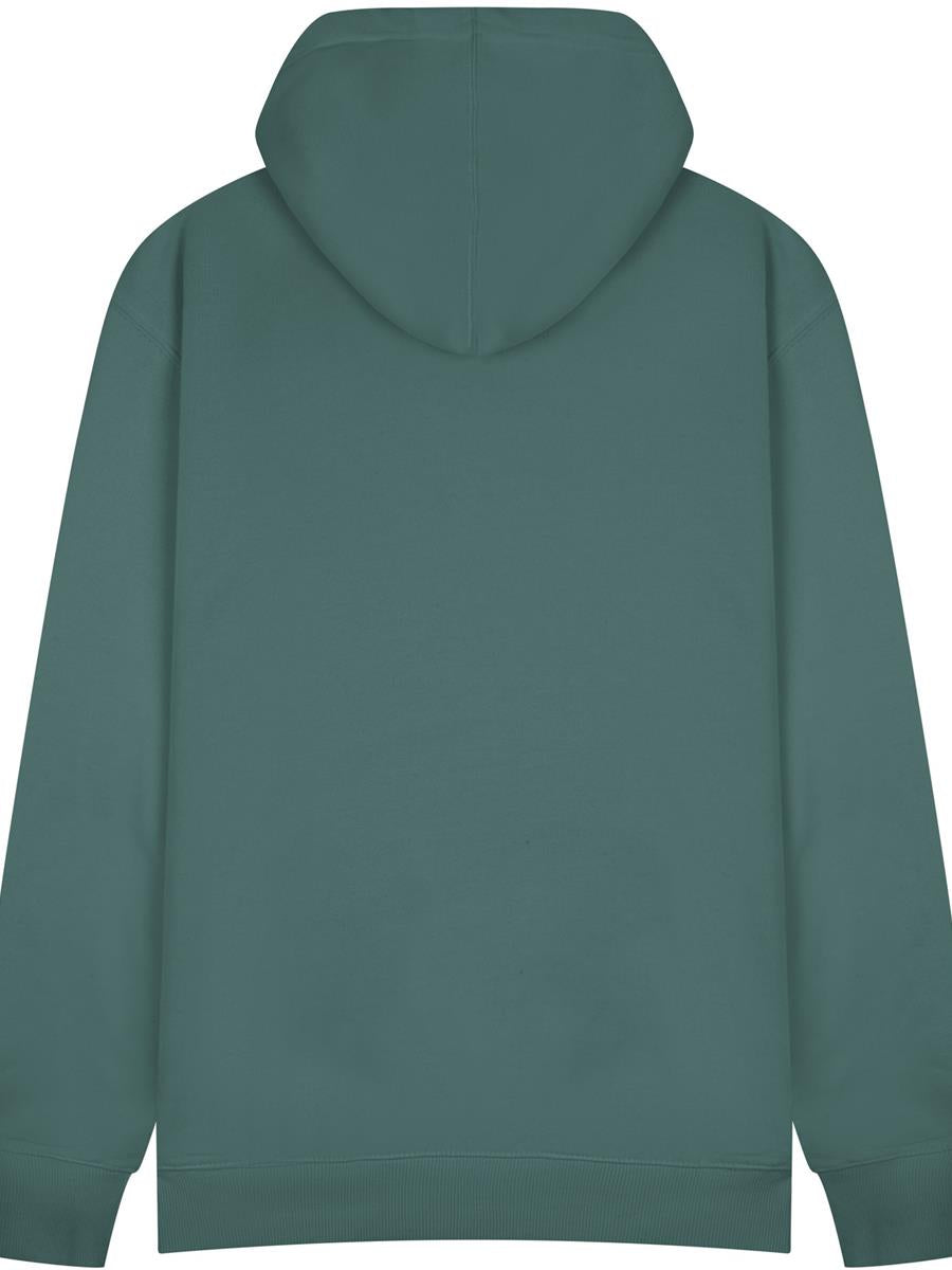 Premium Combed 280 Core Hood — Pine Green