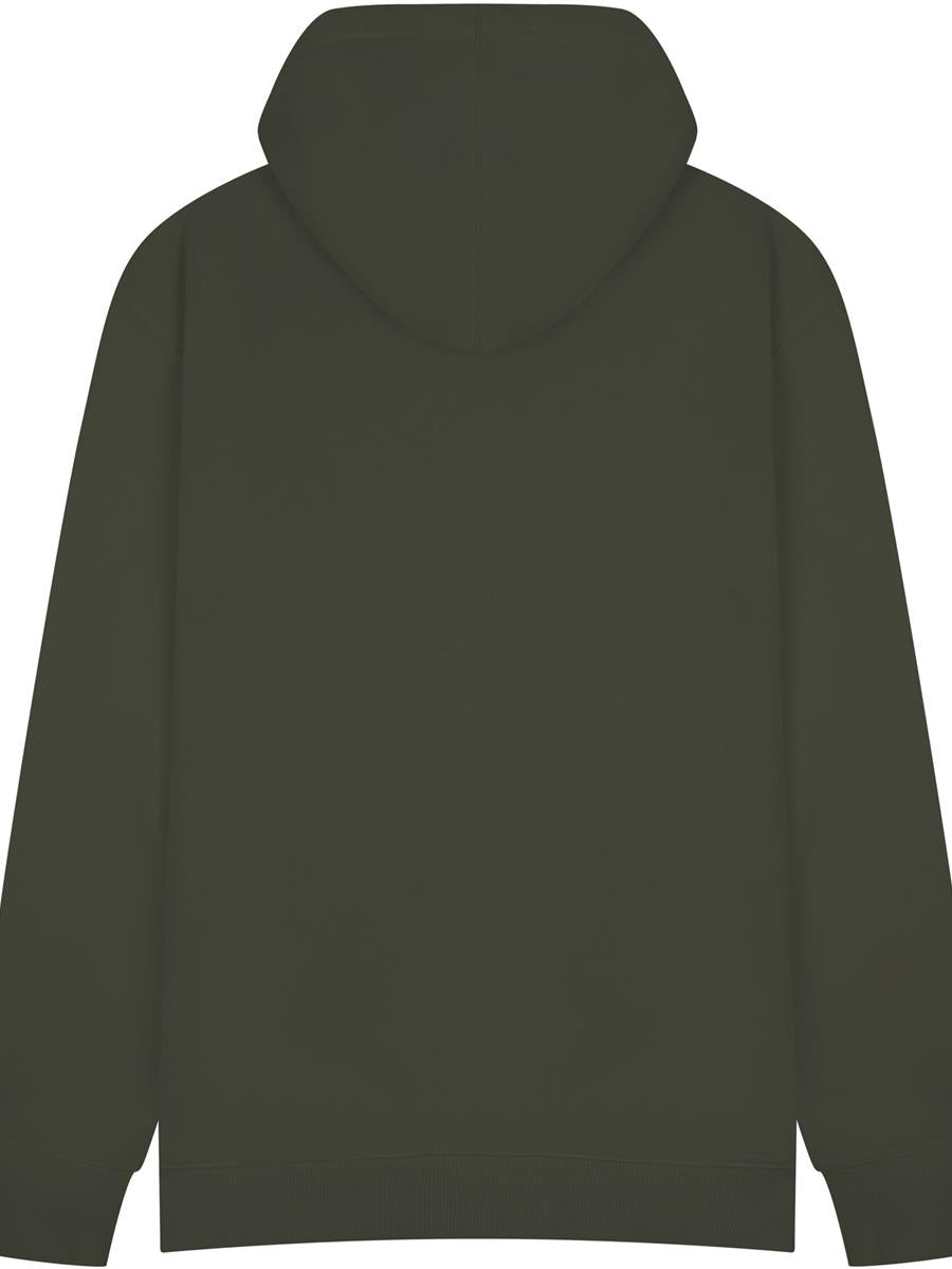 Premium Combed 280 Core Hood — Khaki Olive