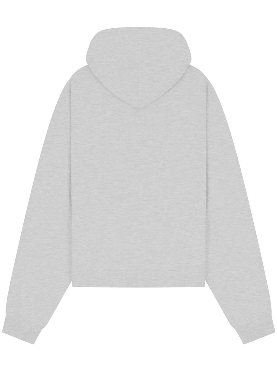 Premium Combed 280 Boxy Oversize Hood — Ash Grey