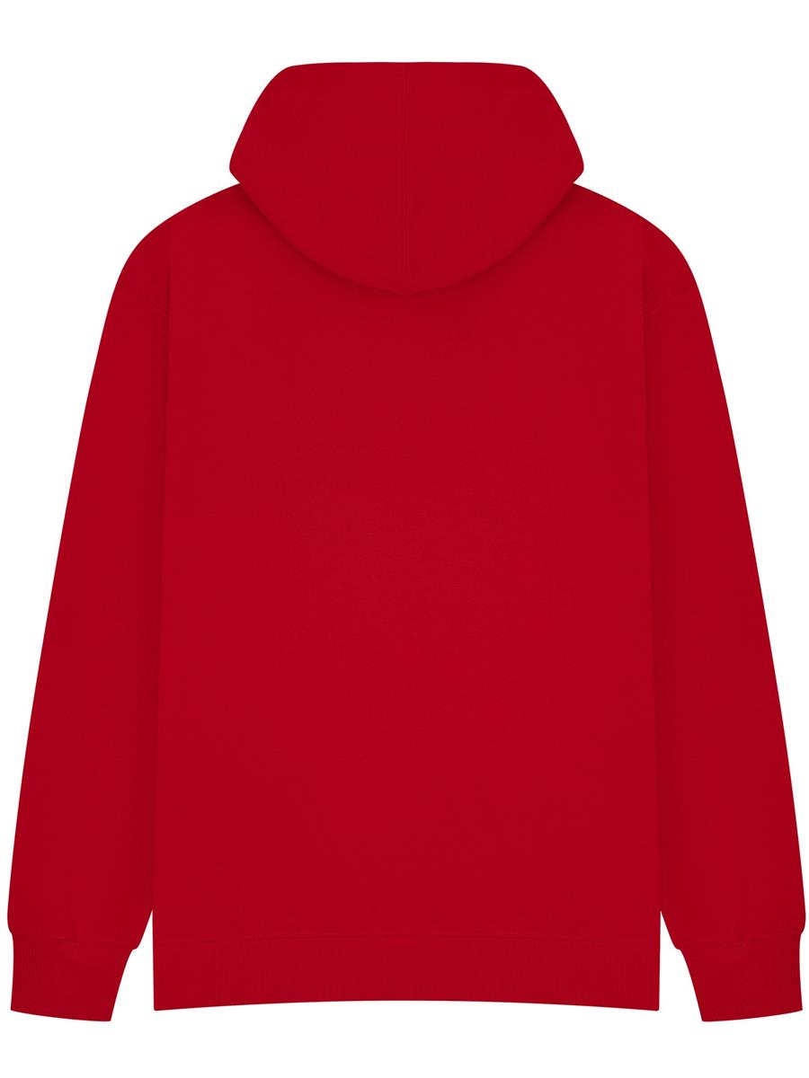 Premium Combed 280 Core Oversize Hood — Red