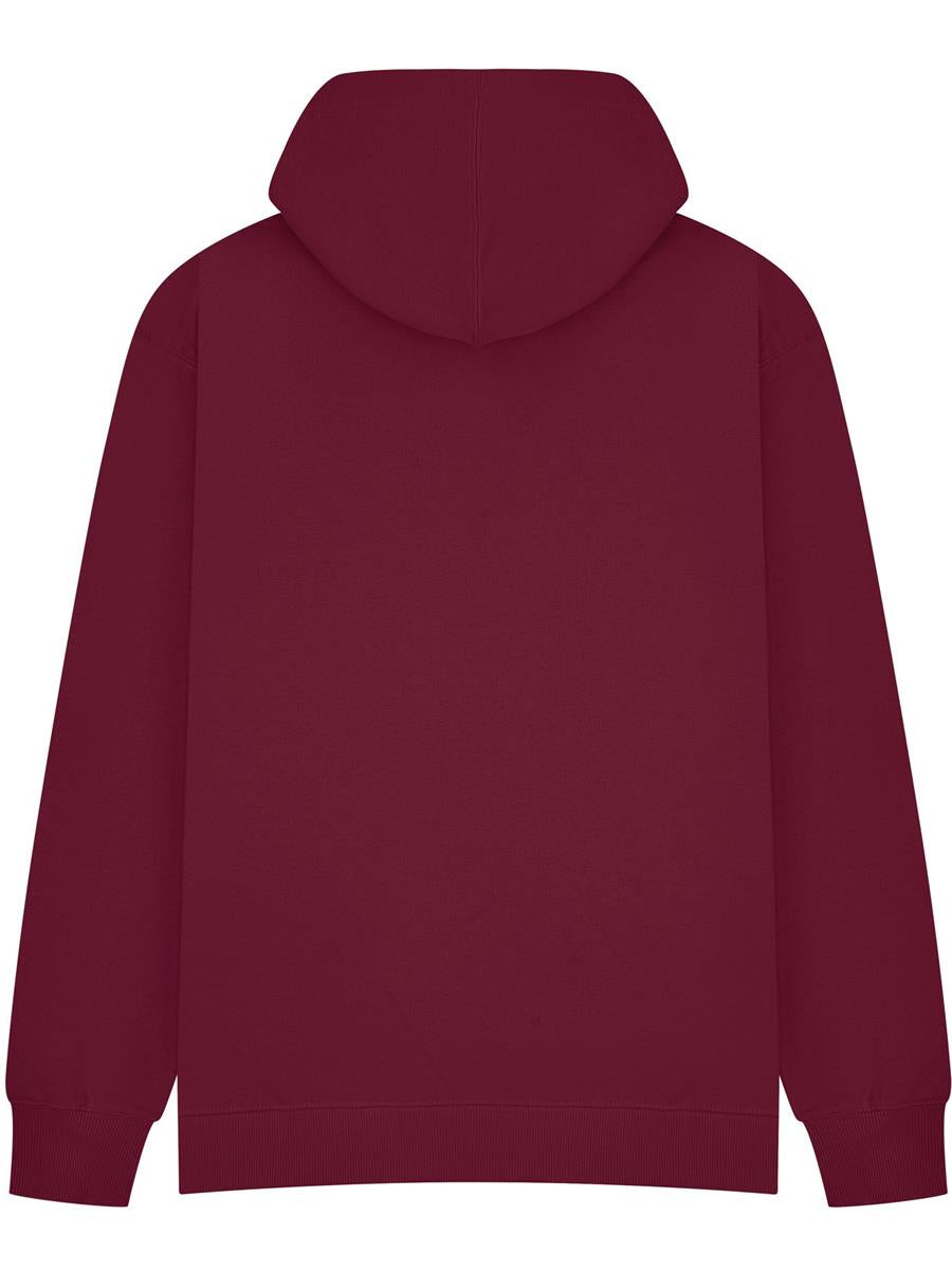 Premium Combed 280 Core Oversize Hood — Burgundy