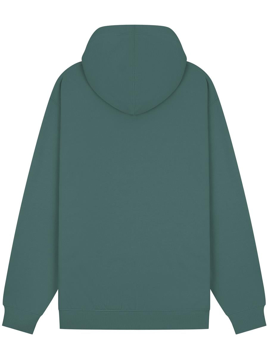 Premium Combed Core 280 Zip Hood — Pine Green