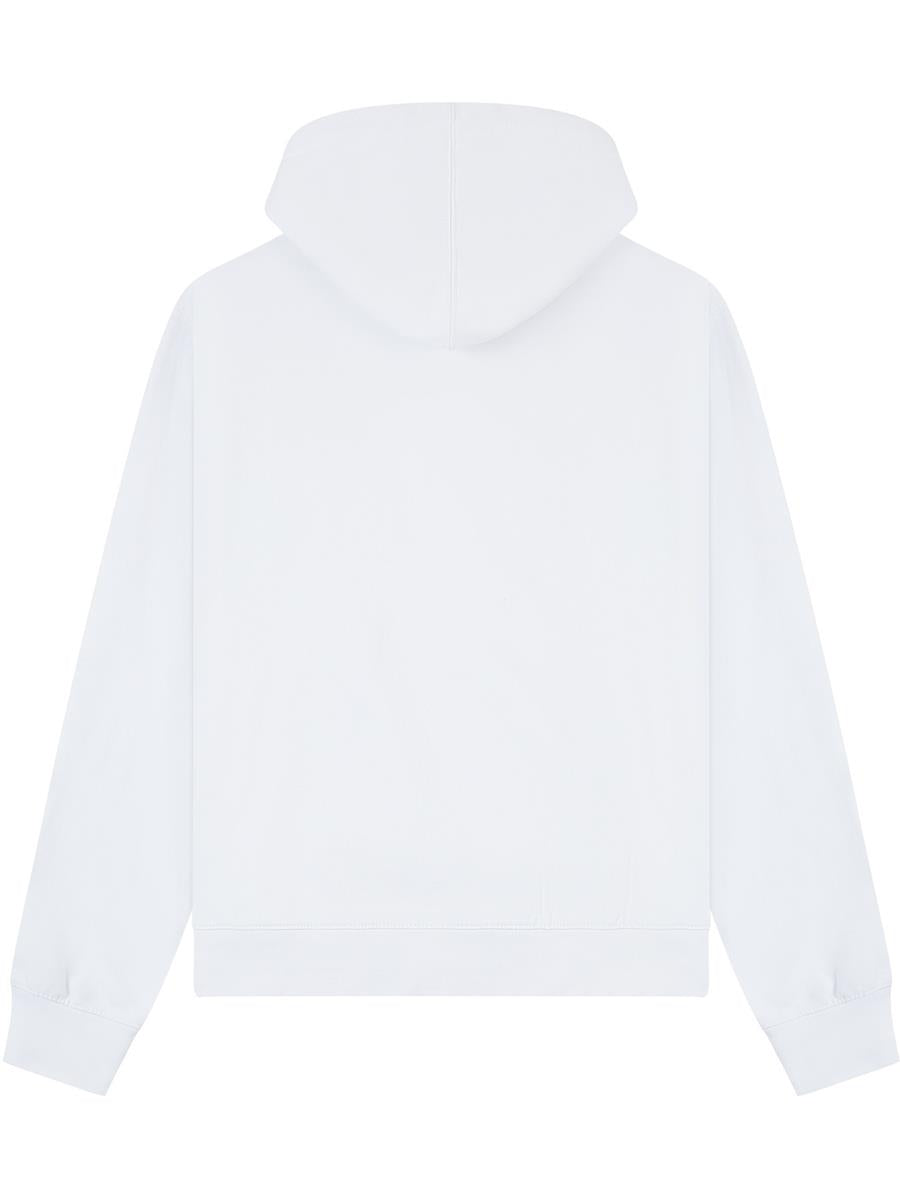 Premium Combed 330 Boxy Oversize Hood Tall — White