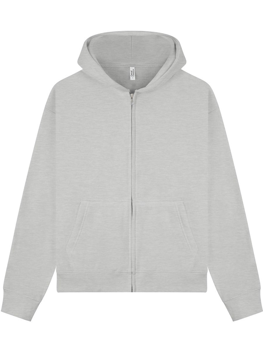 Premium Combed 330 Boxy Oversize Fit Zip Hood Tall Adult
